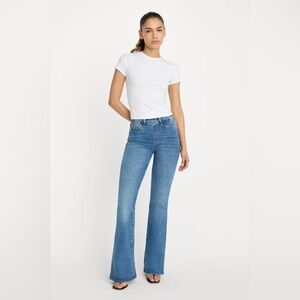 Power Stretch Pull-on Flare Jeans - Good American